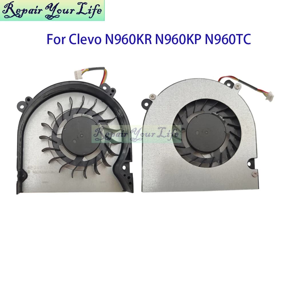 Ventola di raffreddamento della CPU a 4 pin per Clevo N960KR N960KP N960 N960SC N960TC N960TD Ventole del radiatore di raffreddamento del computer portatile Nuovo DFS 601305 FQ0T FLGQ DC5V