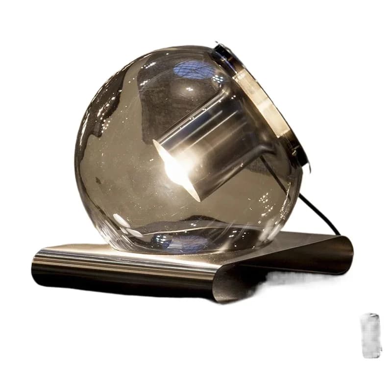 Living Room Bedside Desk Homestay Model Room Creative Glass Ball Table Lamp