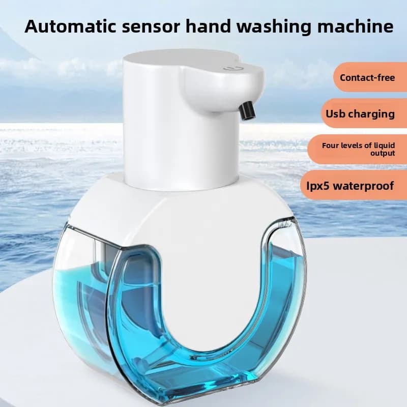 Dispenser di sapone ricaricabile con sensore intelligente P10 Dispenser automatico di sapone disinfettante per le mani in schiuma a induzione