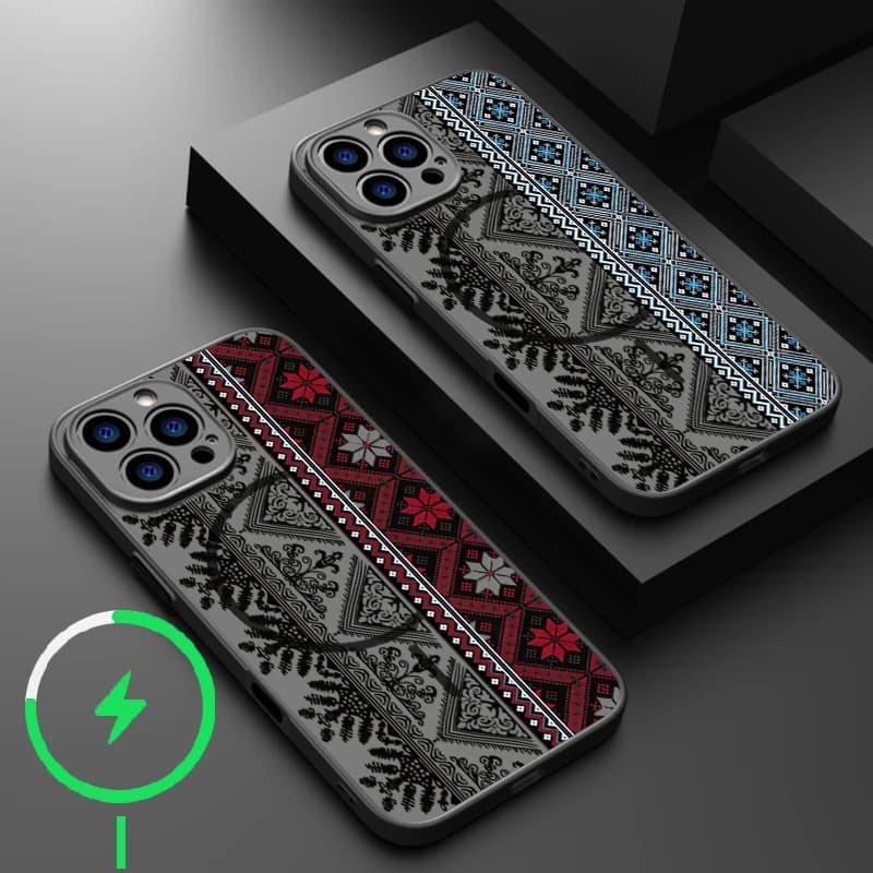 Custodia in stile europeo vintage per iPhone 16 Pro Max Coque iPhone 16e 15 14 13 Pro Max 17 Air magnetico per carica wireless Magsafe