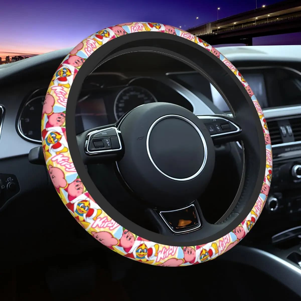 Kawaii Kirbys Video Games Car cover 37-38 Anti-slip helmets Interior accessories for auto-styling