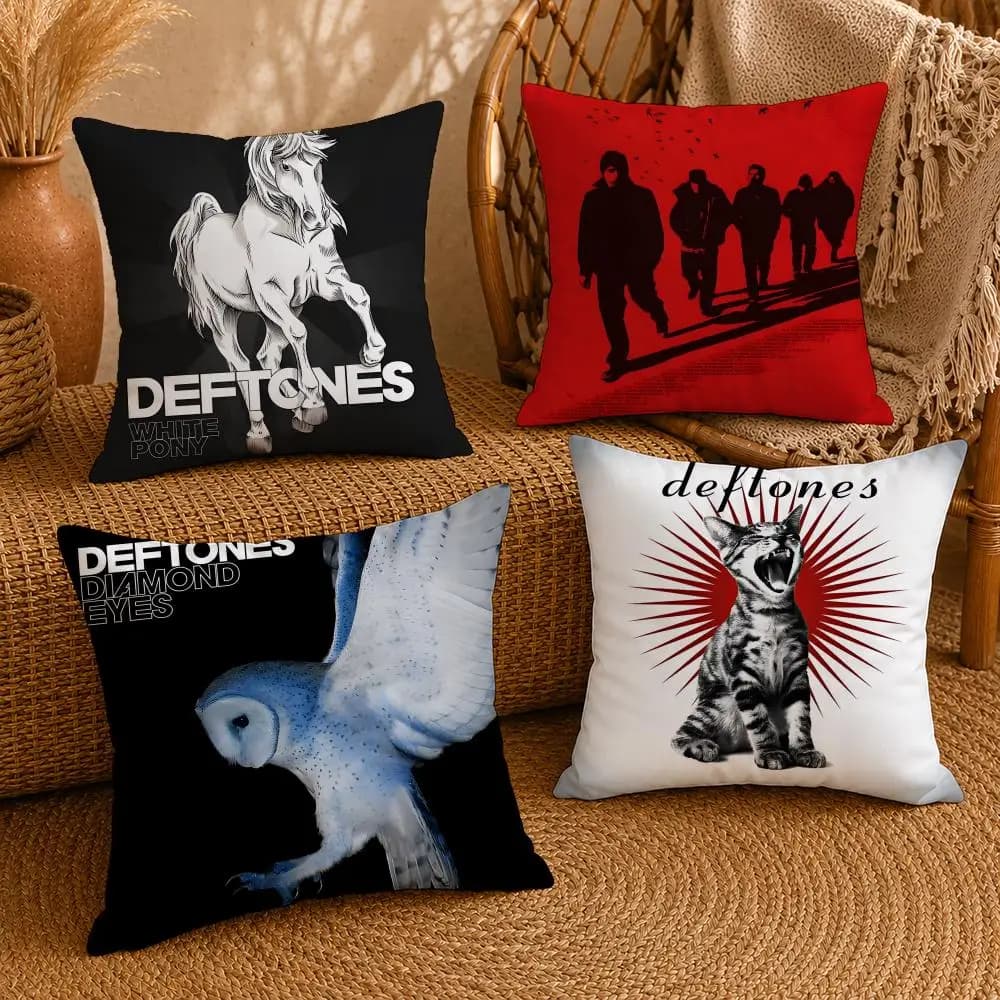 Heavy D-DeftonesS Cushion Cover Ultra Soft Pillowcase, Cloud-Like Comfort Fabric with Concealed Zipper