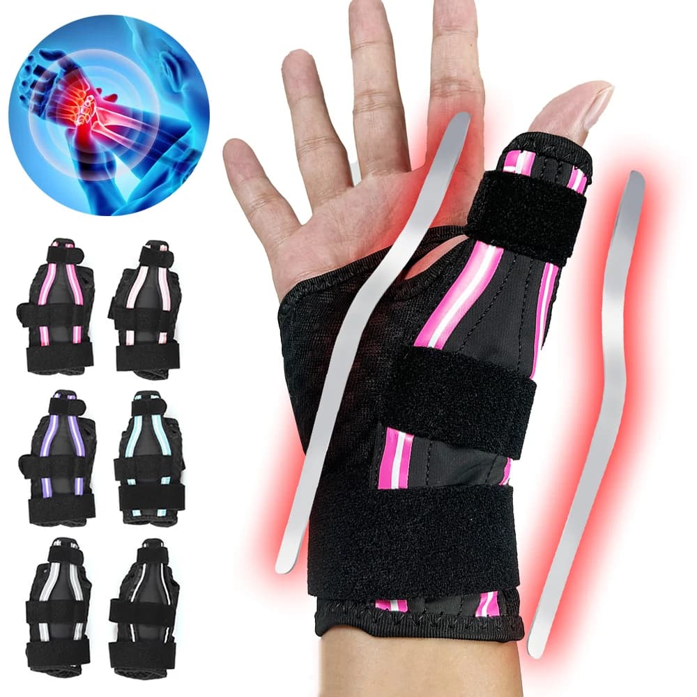 1/2PCS Tutore per pollice mano destra/sinistra, supporto per stecca da polso Spica per pollice trigger, CMC, artrite, sollievo dal dolore alla tenosinovite
