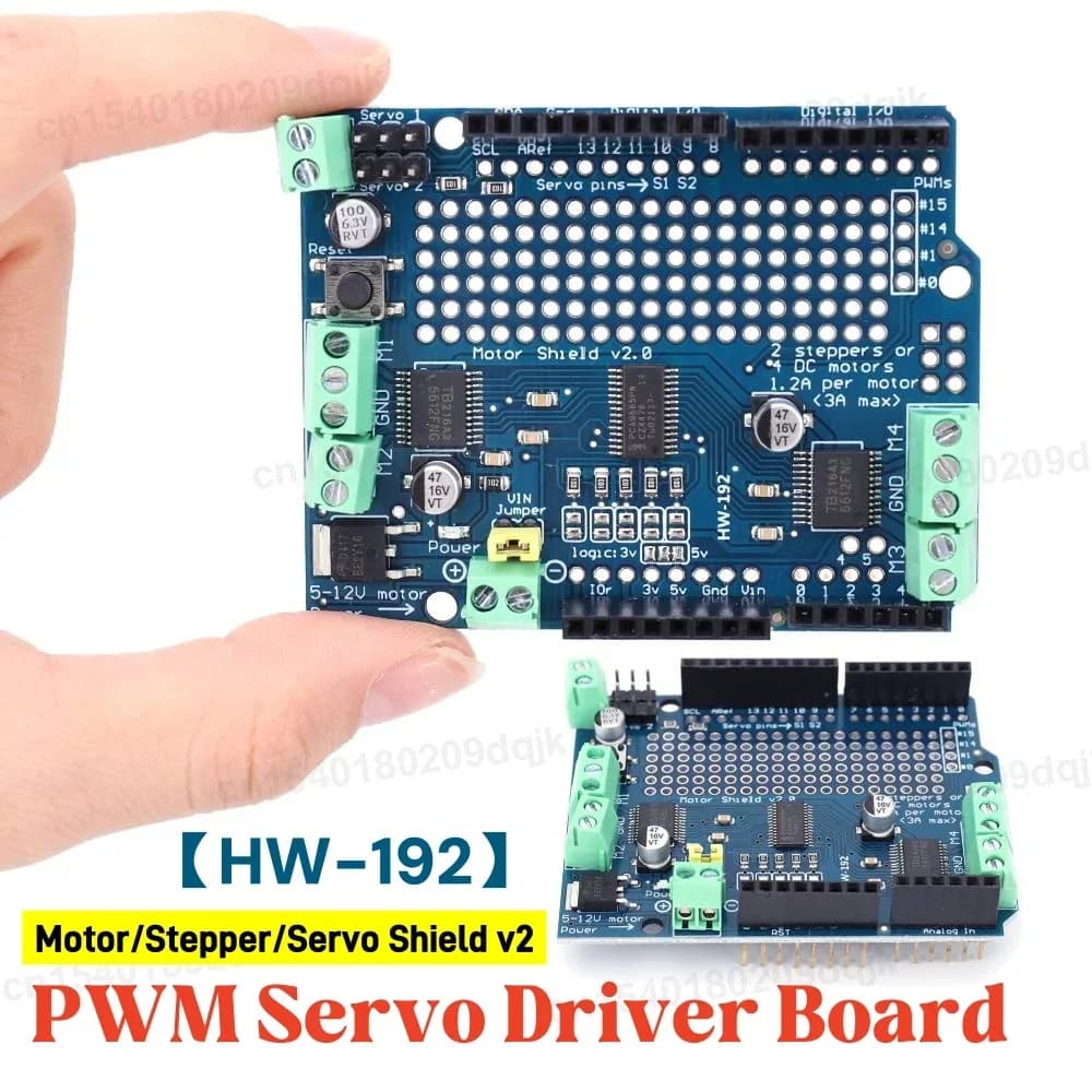 IIC I2C TB6612 Mosfet PCA9685 PWM Servo Driver Shield V2 For Arduino Robot PWM Mega R3 Replace L293D