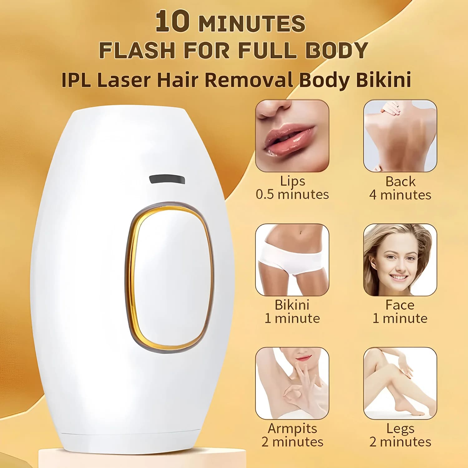 New Permanent IPL Laser Epilator, Vibrant Electric Razor for Men and Women, Faced Depilator and Body