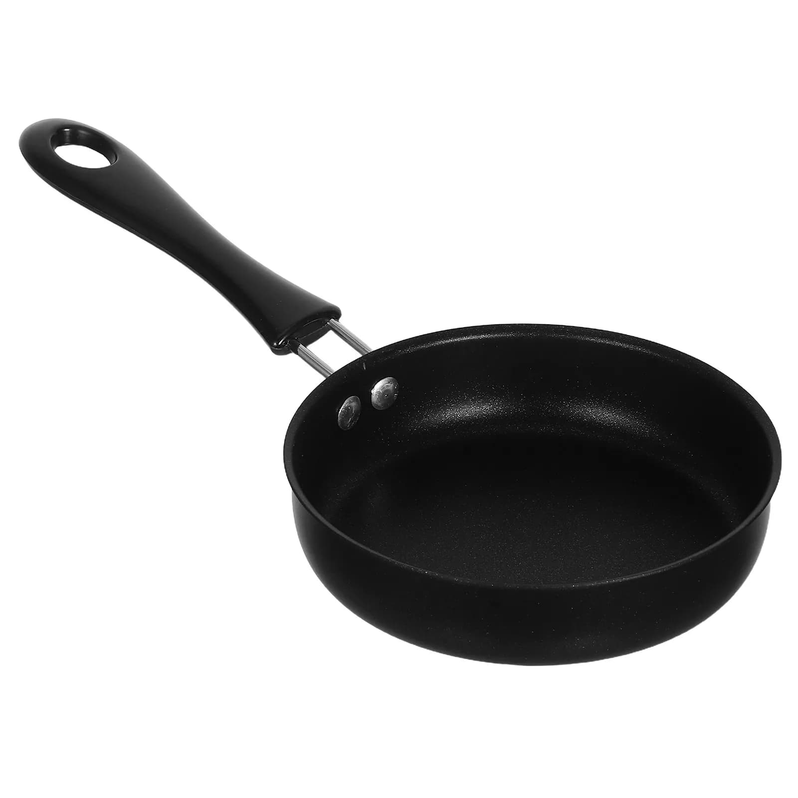 Mini Iron Frying Pan Nonstick Surface Quick Heat Up Even Cooking Small Skillet for Eggs Pancakes Travel Kitchen Compact Design