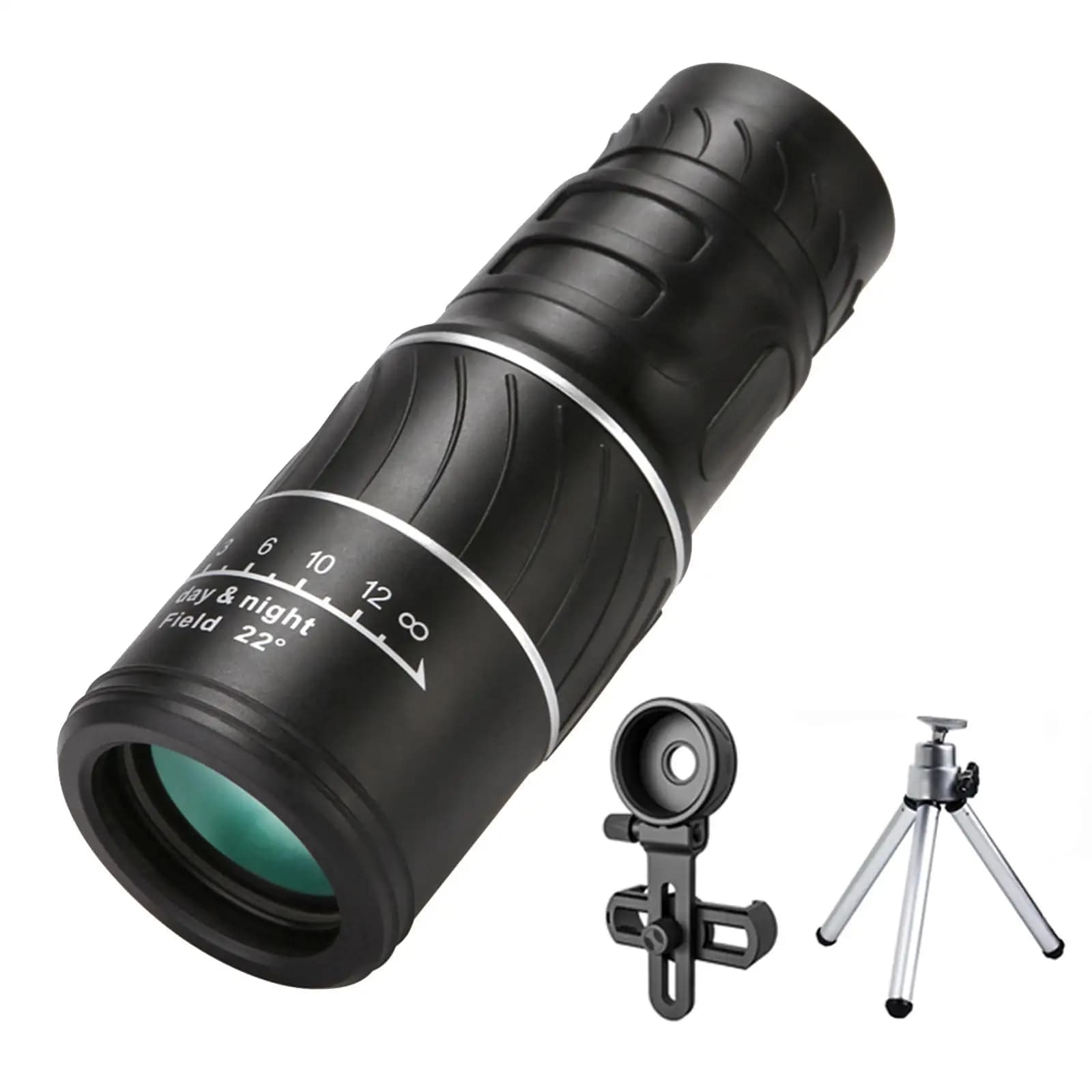 Telescopio Monoculare 40X60 con Zoom e Visione Notturna per Turismo e Viaggi