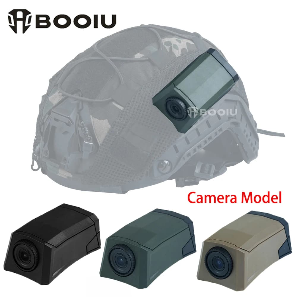 BOOIU Tactical Helmet Camera Model Helmet Decorative Cycling CS Paintball Training Shooting Airsoft Accessories Props