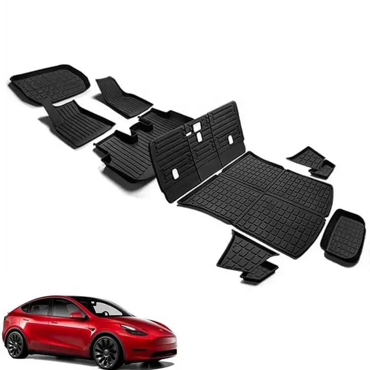 Custom TPE Car Car Mat Eco-friendly and waterproof Car Mat for Tesla