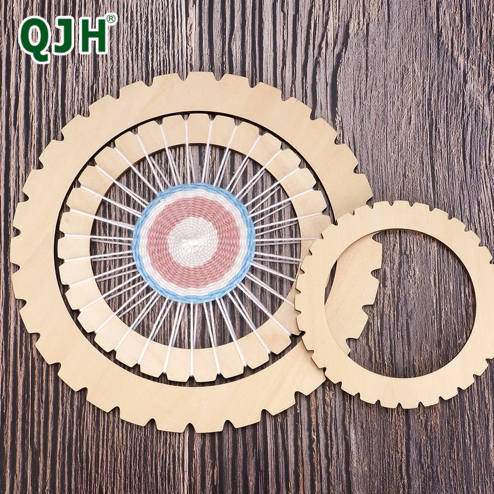 3 Size Wooden Weaving Looms Kit Wooden Mini Weaving Looms Round Weaving Looms DIY Art Crafts Knitting Beginners Weaving Lovers