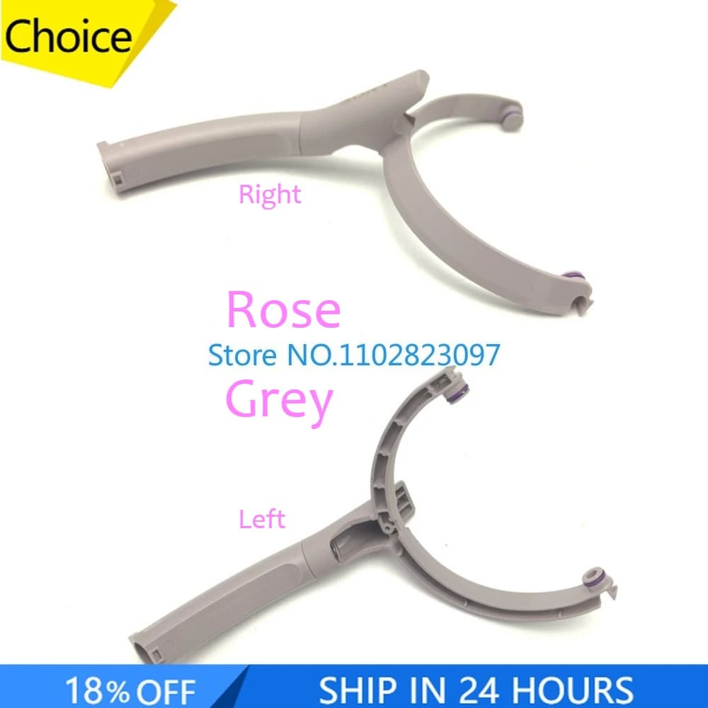 Nuova staffa per auricolare originale (grigio rosa) per SONY WH-1000XM5 XM5 cuffia Bluetooth staffa per telaio a forma di otto parte della fascia