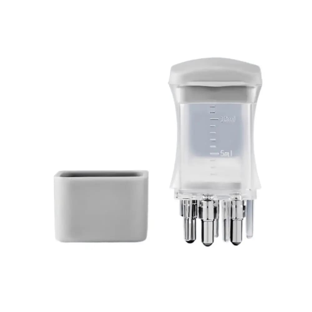 Mini applicatore portatile per cuoio capelluto in plastica con scala massaggiatore per capelli 10ML massaggiatore per radici dei capelli olio essenziale guida liquida