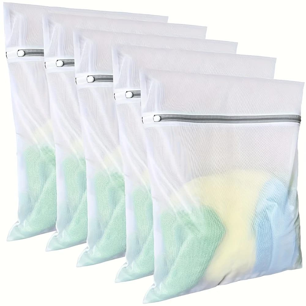 Set di 4 Sacchetti a Rete Fine per Lavatrice, Progettati Specificamente per Conservare Vestiti