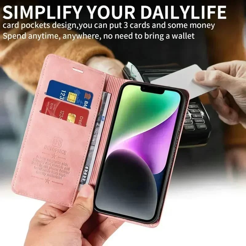A56 A55 A35 A34 M36 A 55 M 35 5G Flip Case RFID Leather Funda for Samsung Galaxy A17 A36 25 A05 A16 54 A06 A07 A15 A26 M35 Cover