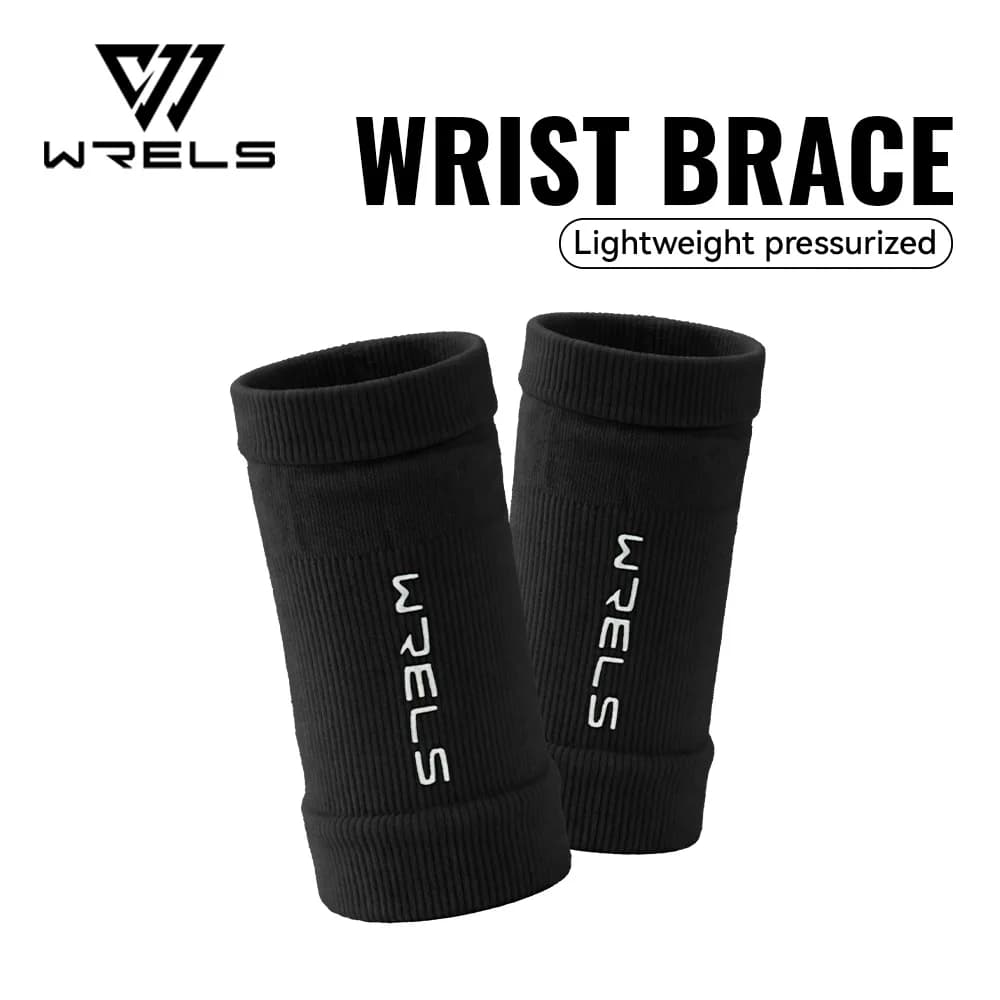 WRELS Manicotti a compressione per il polso, Fascia a compressione e supporto per il polso, Protezione sportiva per il polso, Fascia da polso per tennis e badminton