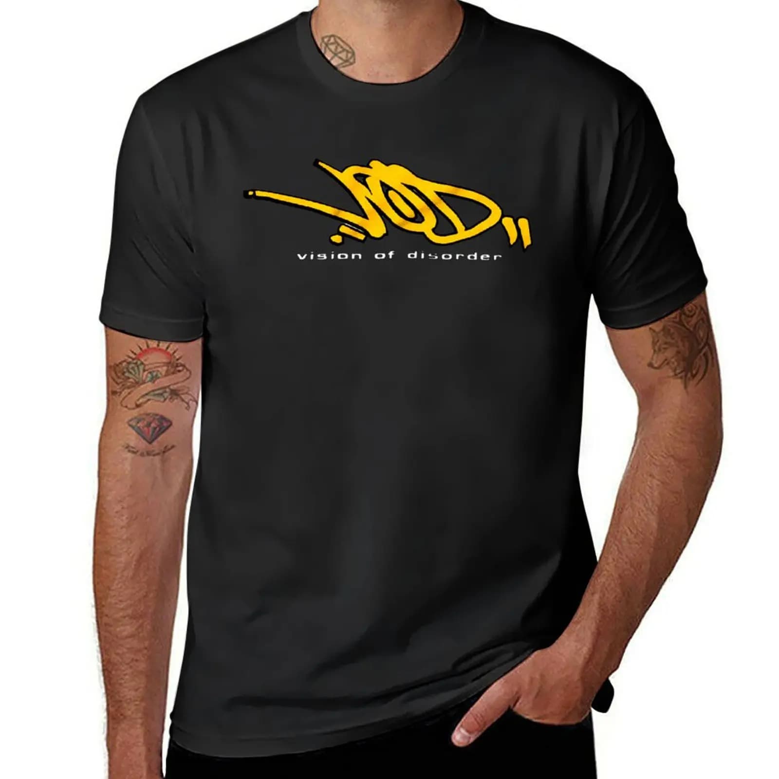 T-shirt Vision Of Disorder, felpe, magliette pesanti da uomo a manica corta