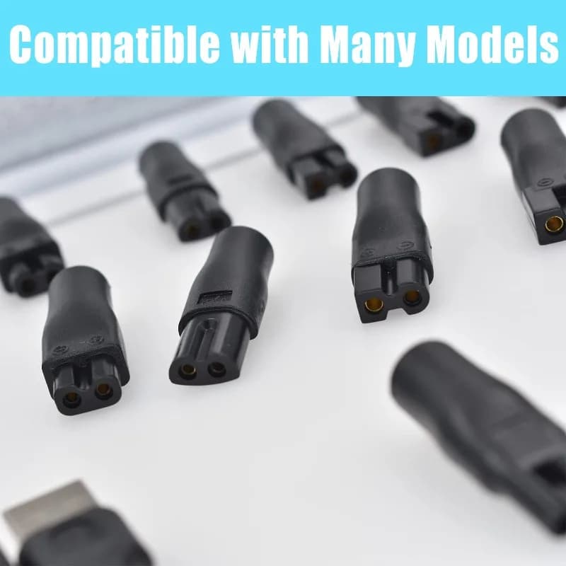 Set of 8 Universal 5V Power Cables, USB Replacement Adapters for All Haircut Types, Rulebarba, Rasoi and Desk Lamps