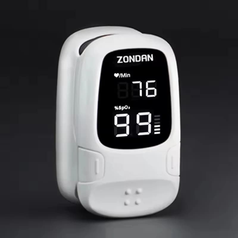 Pulsoxmeter with high precision finger clip - Digital blood oxygen saturation meter SpO2 Heart rate monitor