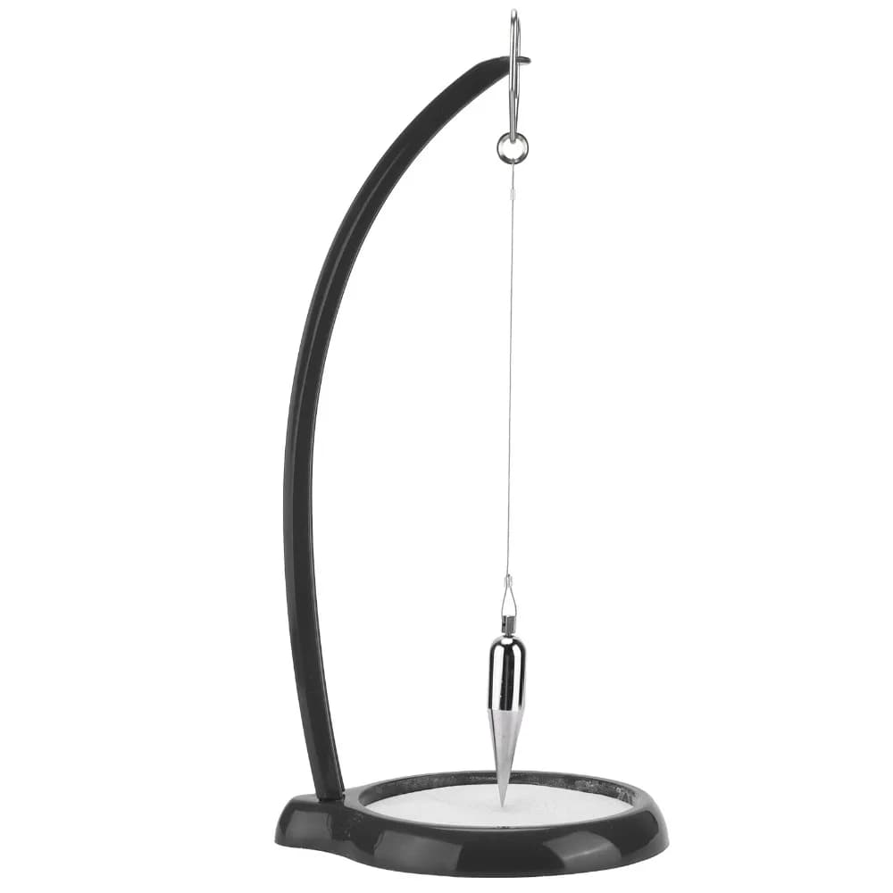 Lightweight Sand Pendulum Board Unique Design Overall Height 39 cm Gravity Sand Art Silver-Black Appearance