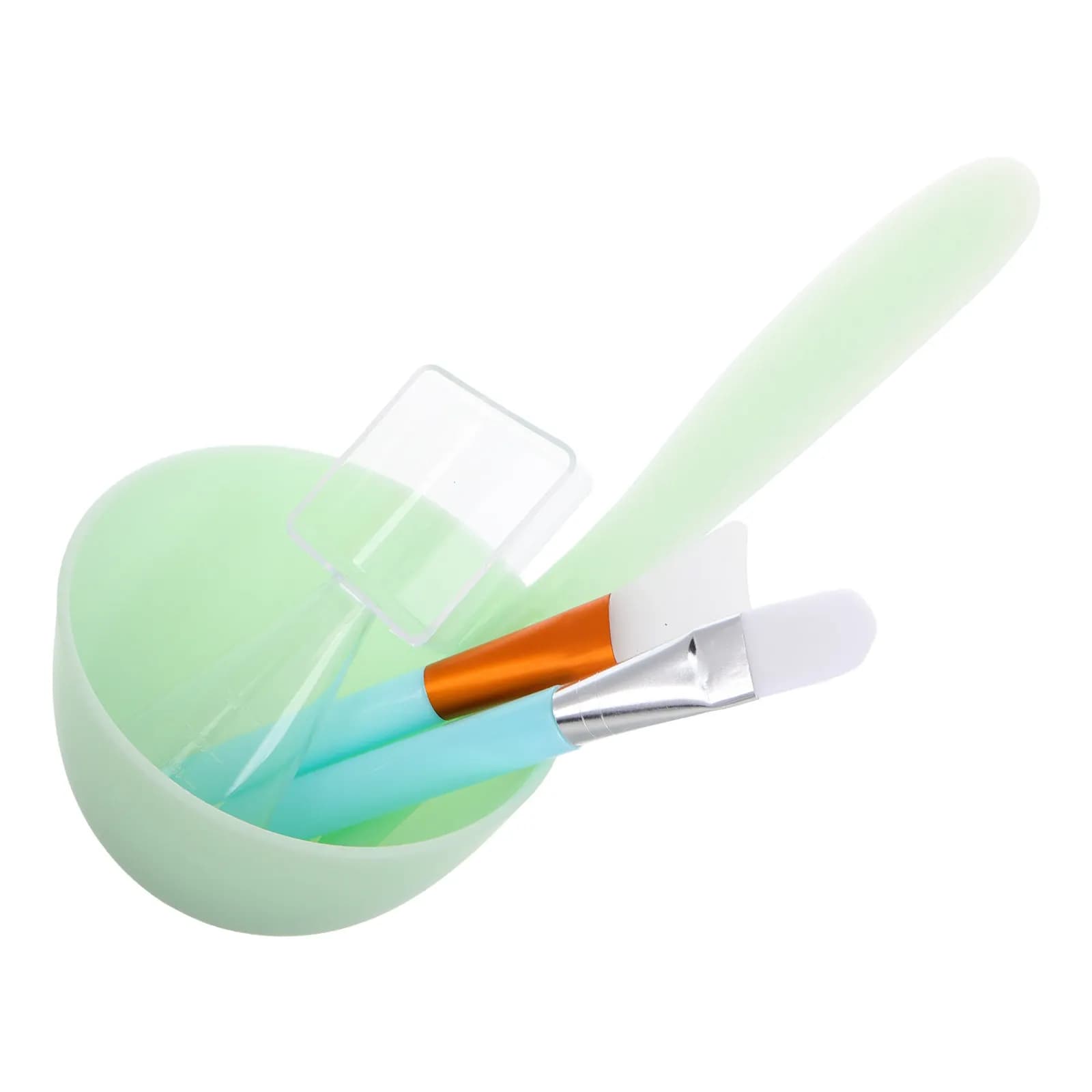Application for Face Masks, Cosmetic Treatment Bowls, Professional Kit with Brush and Spatula for Mixing Masks
