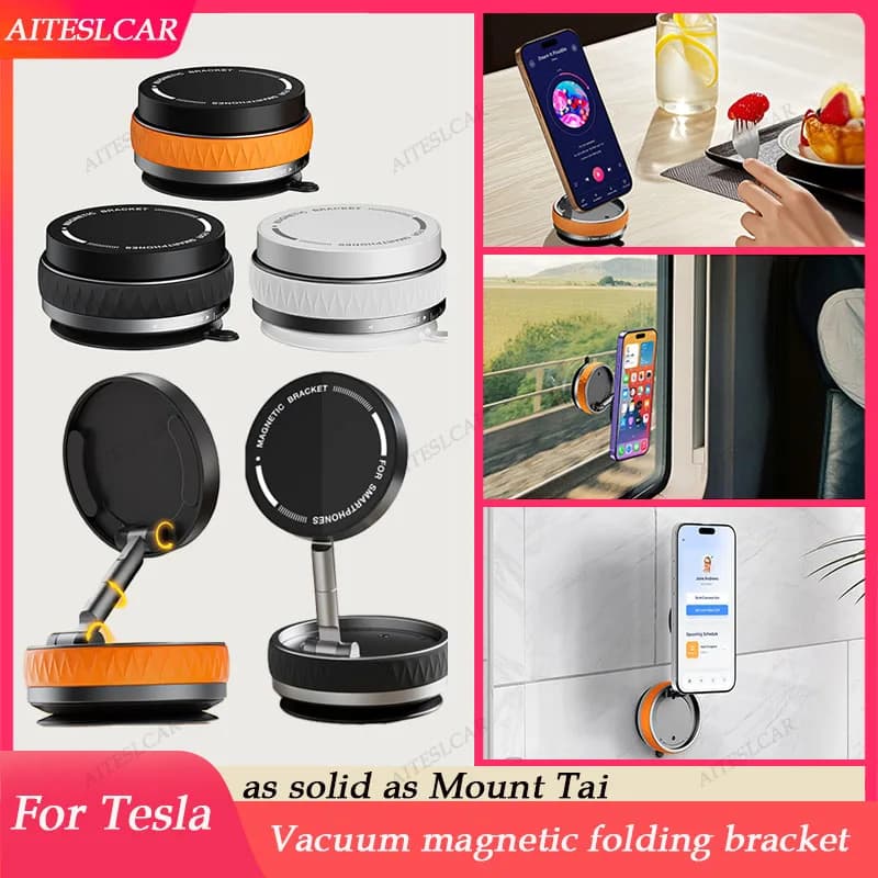 Supporto per telefono da auto con ventosa per Magsafe iPhone 17 16 15 14 12 Pro Max 360 ° Supporto Regolabile con Ventosa per Cruscotto Auto
