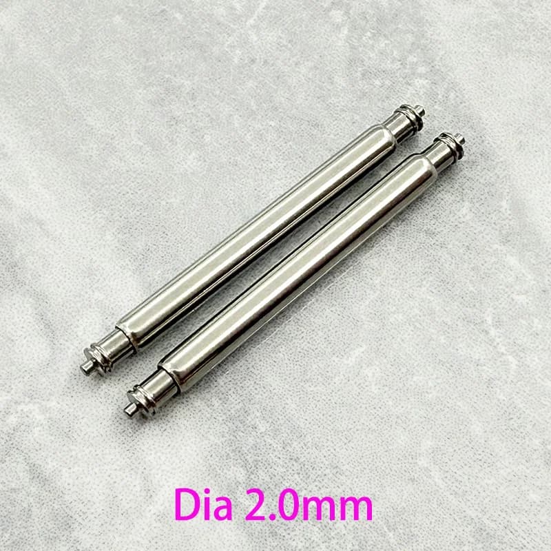 Barre a molla per cinturino diametro 2,0 mm 2,5 mm adatte per SKX007 SKX009 cassa per orologio tartaruga braccialetto per orologio 20 mm 22 mm 26 mm 24 mm perni di collegamento a fascia
