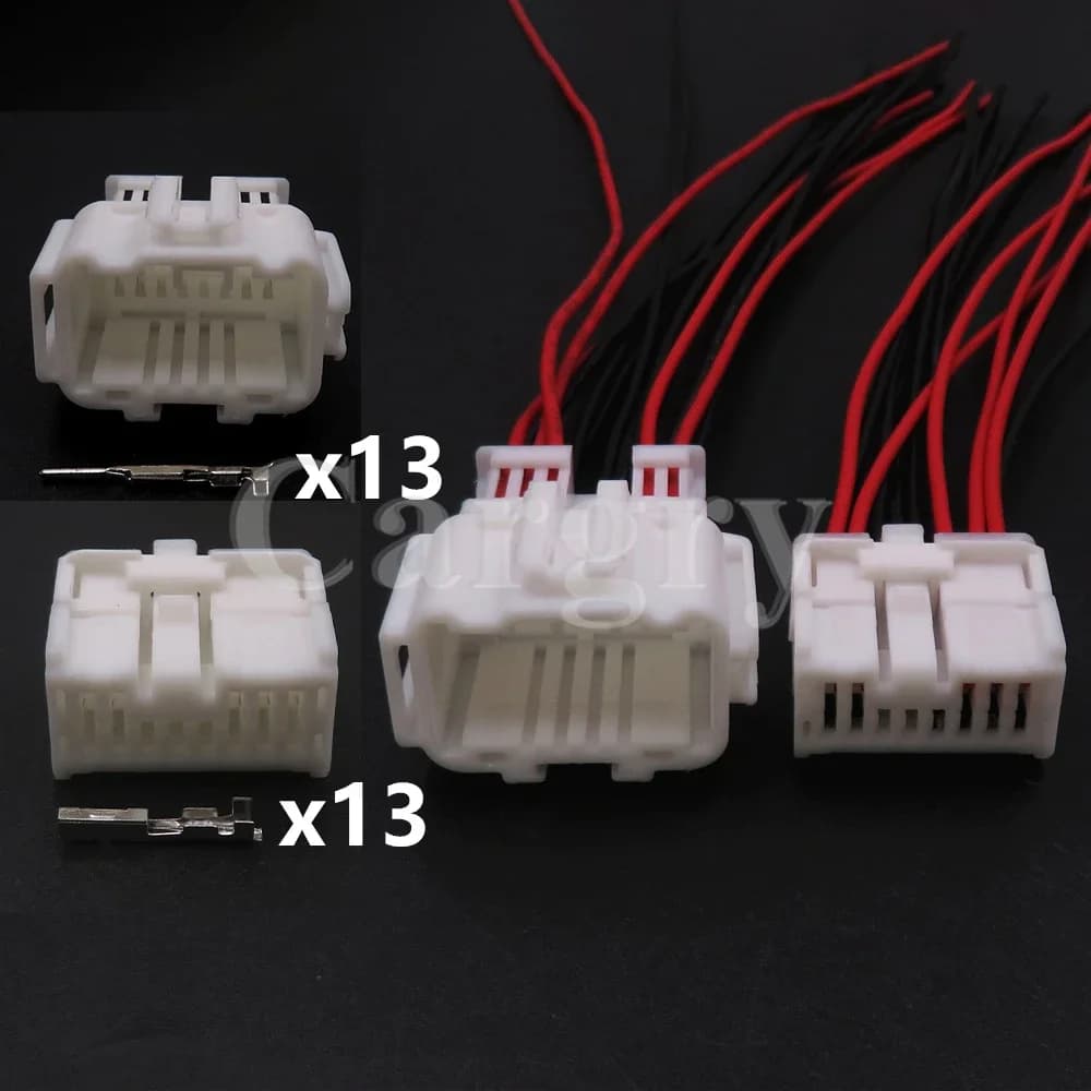 1 Set 13P 6098-2788 6098-2784 AC Montaggio Automobile Cablaggio Connettore Auto Spina Maschio Femmina Presa