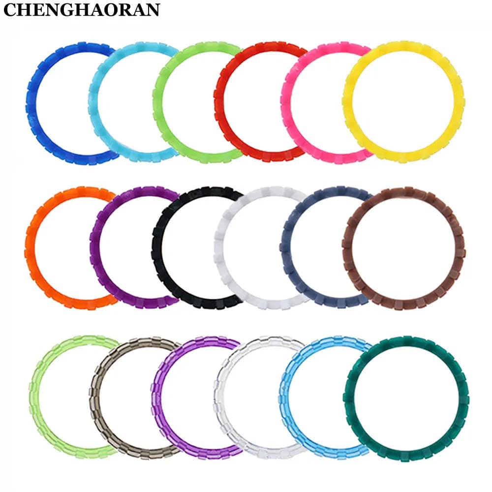 2 pezzi per PS5 anelli di accento colorati levetta anelli del pulsante a bilanciere per accessori di ricambio per controller gamepad PS5