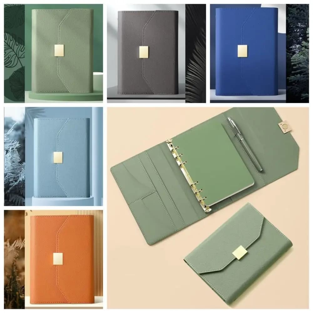 Diario Agenda Planner A5 A6 Raccoglitore Notebook Diario Blocco note Prendendo appunti Blocco note a fogli mobili Copertina in carta Organizzatore Minimalismo