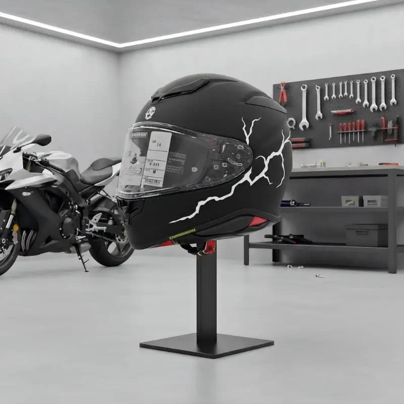 Decalcomanie impermeabili per scooter da guida sicura - Design riflettente per caschi da moto
