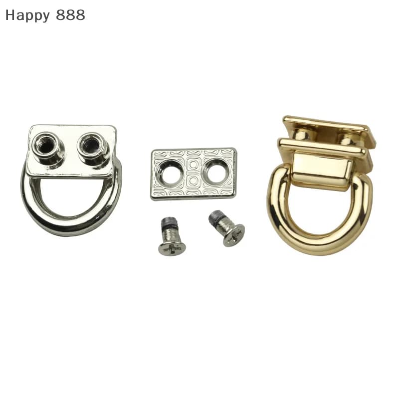 D ring bag, side clip, buckles, screw, bag, chain handles, connector, shoulder strap, belt, hook, DIY hardware bags accessories