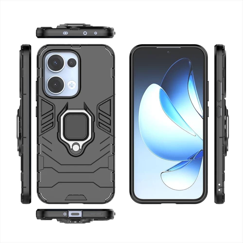 Per OPPO Reno 13 5G Caso Anello di Lusso Della Copertura Posteriore Del Basamento Armatura Custodia Antiurto Per OPPO Reno 13 Pro Reno13 Custodia Protettiva Del Telefono