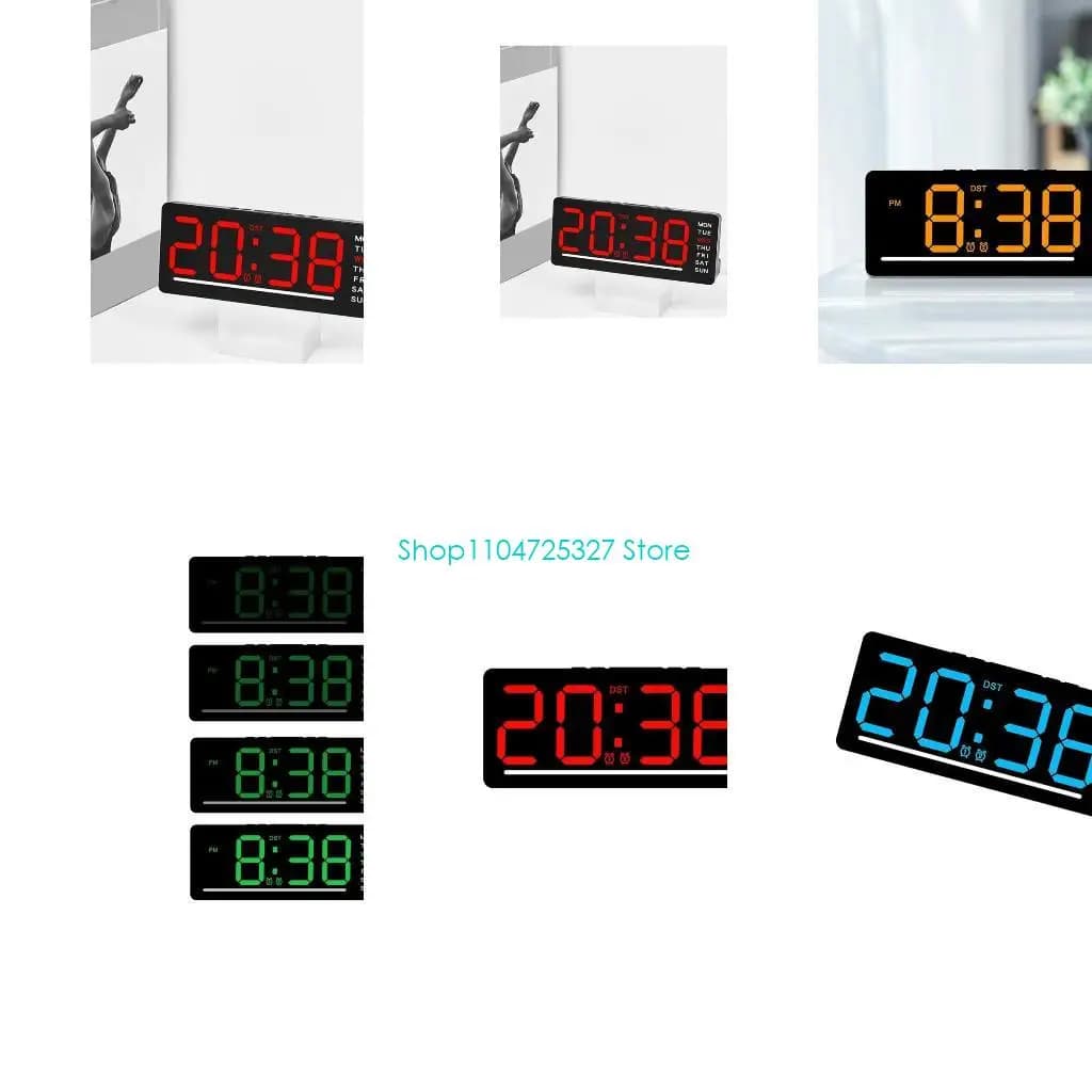 Digital LED watch offering 12/24 hours format and energy saving for students