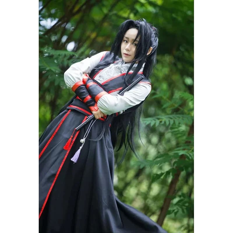Mo Dao Zu Shi Wei Wuxian Anime Gran Demone Maestro Coltivazione Cosplay Per Le Donne Uomini Vestito Costume di Halloween Wigsa;3,v'5.t;8,
