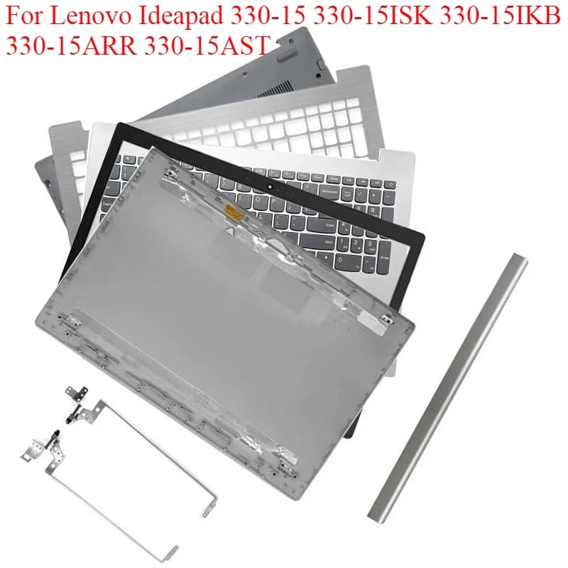 For Lenovo Ideapad 330-15 330-15ISK 330-15IKB 330-15ARR 330-15AST LCD Back Cover Front Bezel Palmrest Bottom Case Hinge keyboard
