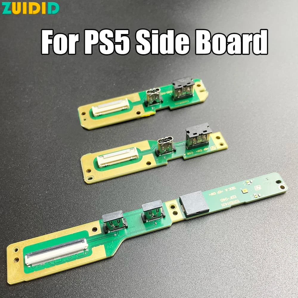 ZUIDID Scheda laterale USB Type-C/Type-A da 1 PC con cavo flessibile da 40/50 pin per console PS5 Slim 4.0 2.0 3.0 1000/1100/1200