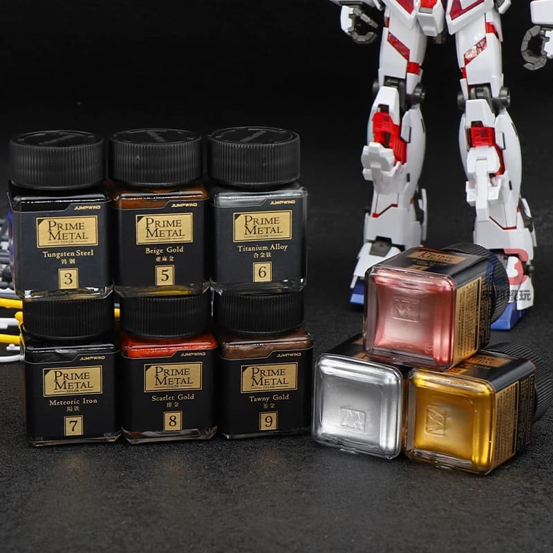 Metallic Color JUMPWIND Professional Grade Coloring Coating Model Paint Oil Based Nitro PM Military Affairs Garage Kit Gunpla