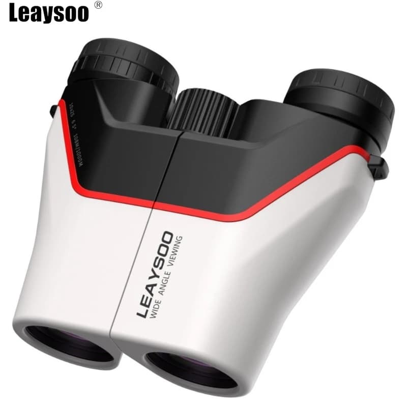 Binocolo Professionale LEAYSOO 10X25 HD 190g Compatto Pieghevole, Telescopio per Bambini con Lenti FMC per Campeggio, Birdwatching e Concerti