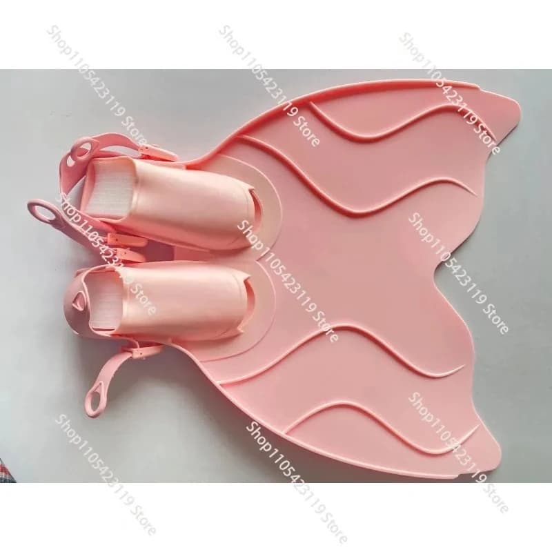 Pinne da Sirena Singole in Silicone per Apnea e Snorkeling, per Adulti, da 30 a 40 Iarde