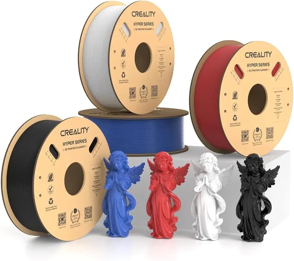 Confezione di Filamento PLA ad Alta Velocità da 4KG, Fino a 600mm/s, Senza Grovigli, Elevata Resistenza per la Maggior Parte delle Stampanti 3D