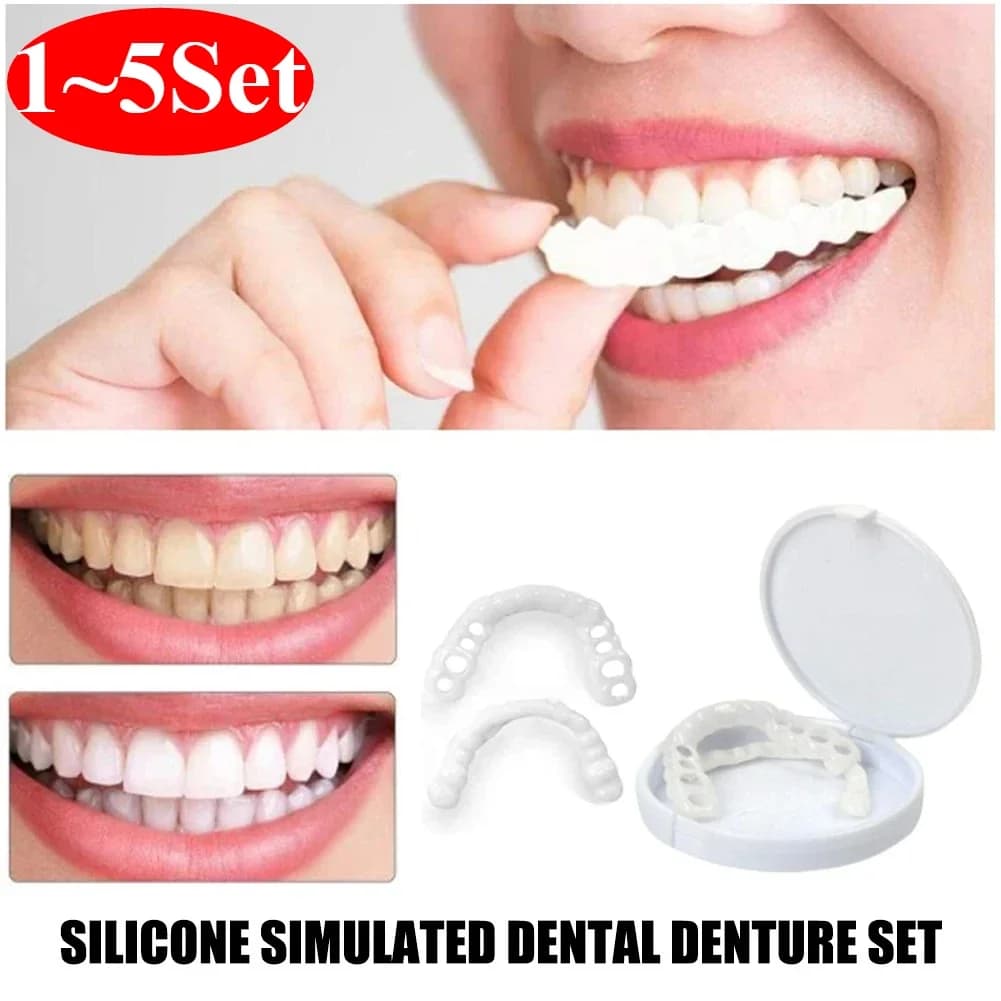 Copertura Bianca per Sbiancamento e Copertura Interdentale, Apparecchio Portatile per Decorare gli Spazi tra i Denti, Migliora l'Estetica, Strumenti per la Bellezza Dentale CK848-LJX