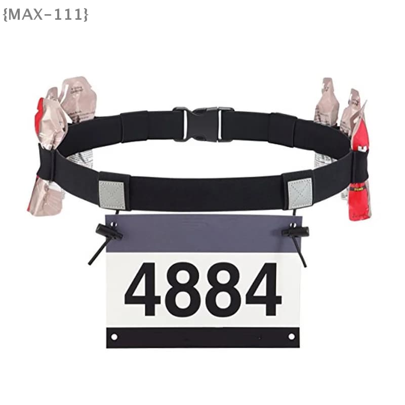 daF2-MAX111 da Outdoor Running Number Waist Bag, Triathlon Wallet, Marathon, Cycling, Fitness, Sports Accessories