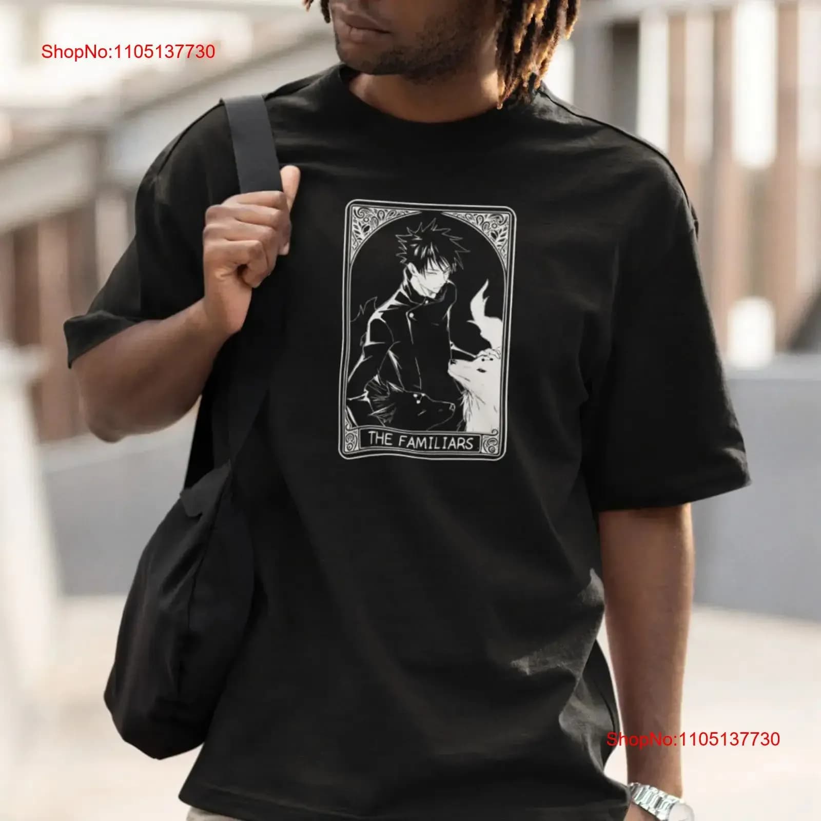 megumi unisex jujutsu kaisen jjk tarocchi carta oracolo anime manga maglietta vintage lavato Top per l'uso quotidiano Elegante unisex