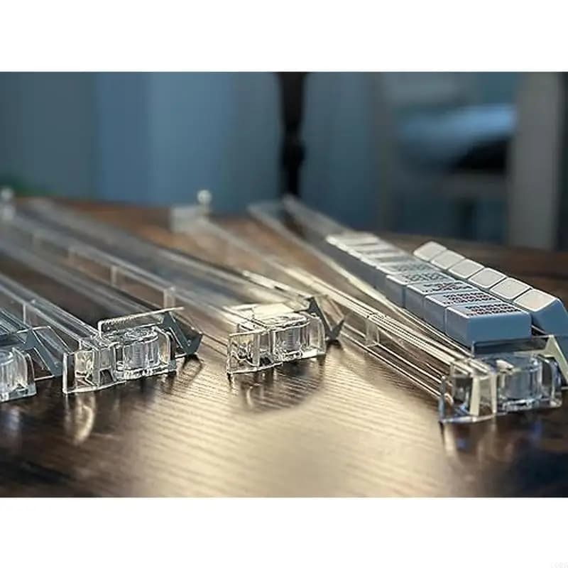 CORB 4Pcs ABS American Mahjong Tile Rack Pusher Collection Having Smooth Slide