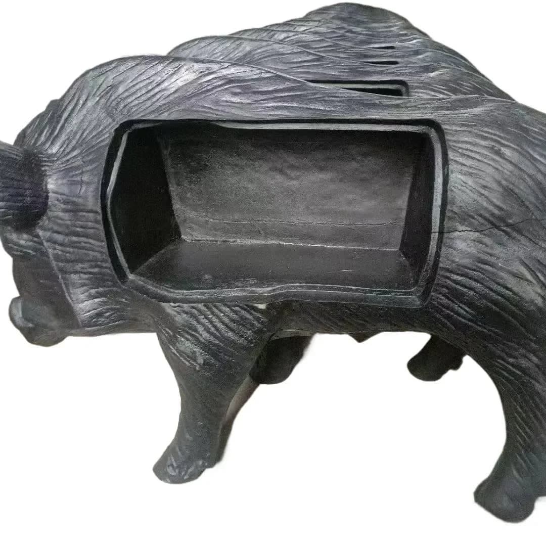 Realistic 3D Boar Archery Target Waterproof Self Healing PU Foam Shooting Target Easy Arrow Pull with Ground Stakes