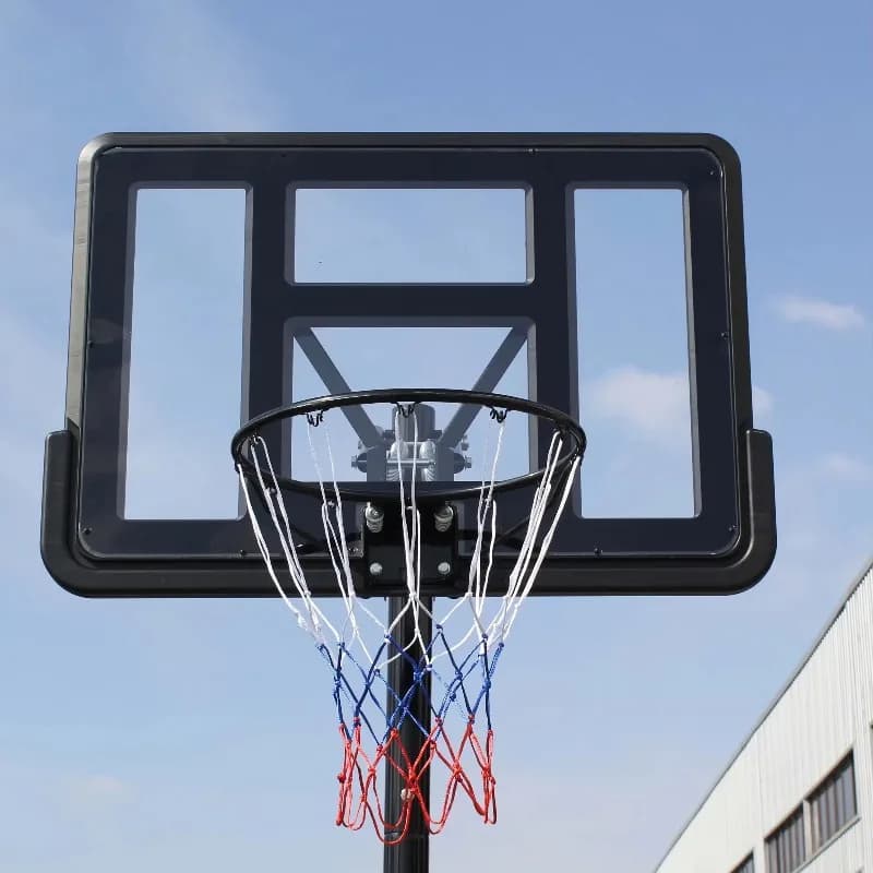 Canestro da basket portatile per interni ed esterni, stabile, ideale per l'allenamento di bambini e adulti e per il divertimento in famiglia in tutte le condizioni atmosferiche.