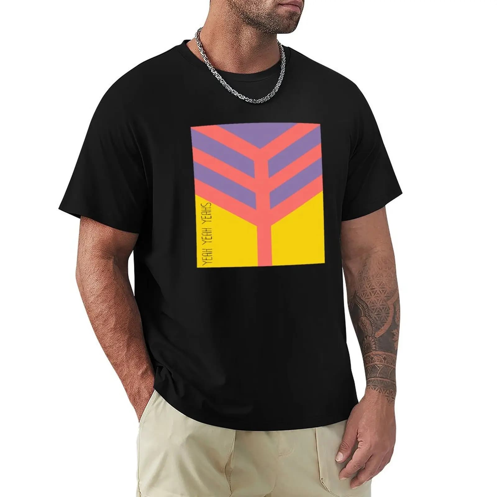 T-shirt Yeah Yeah Yeahs T-shirt classica in cotone con scollo rotondo