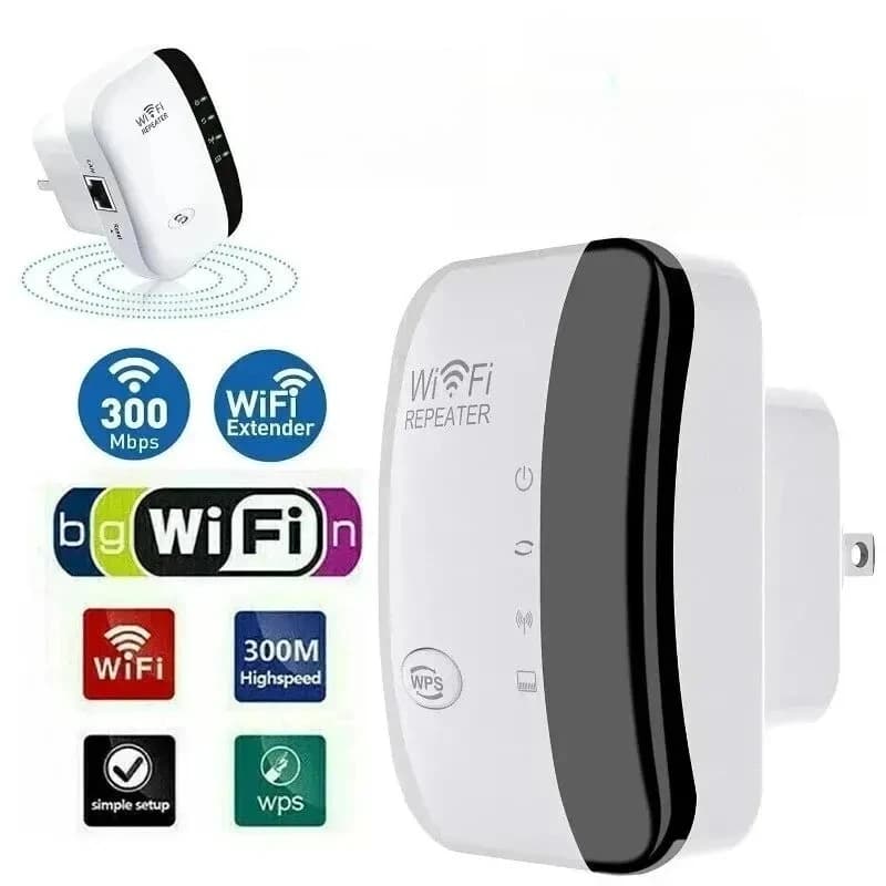 Wireless Network Repeater Portable WiFi Extender Signal Amplifier AP Device for Home Use