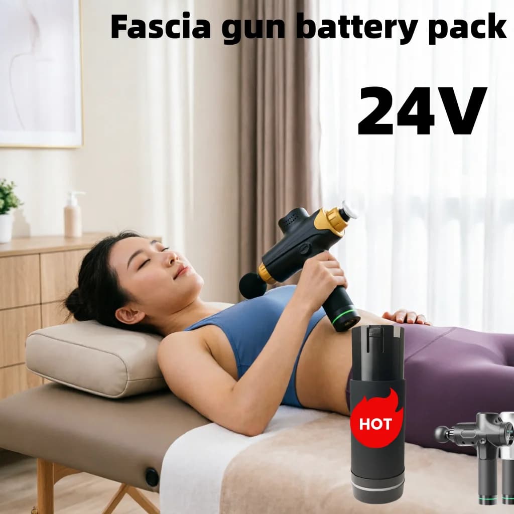 High Quality 24V 6800mAh Li-ion Battery Pack, Stable Safe Replacement for Phoenix A1 Fascia Gun Deep Tissue Massage Gun