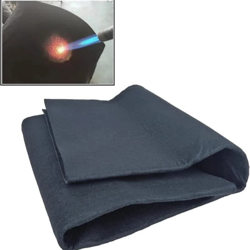 Welding Blanket Fireproof Heat Resistant Up To 1800°F Flame Retardant Fabric Insulation Pad Soldering Protective for Welders